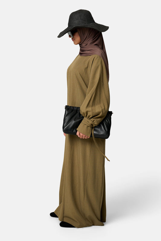 Lirentia Dress - Moss green