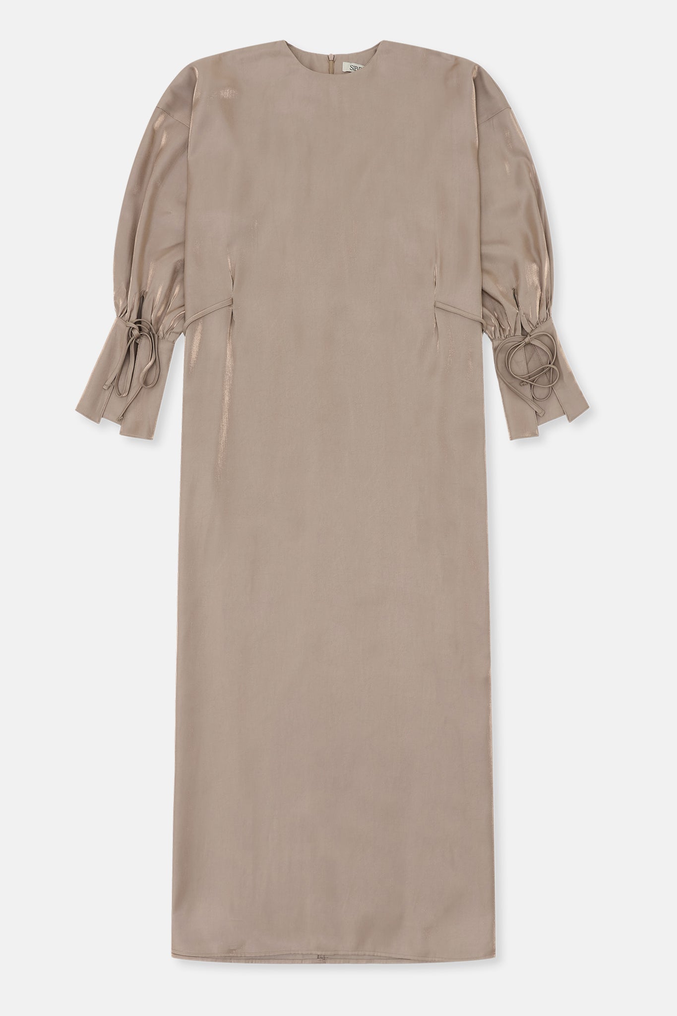 Lueur Dress - Champagne Twill satin