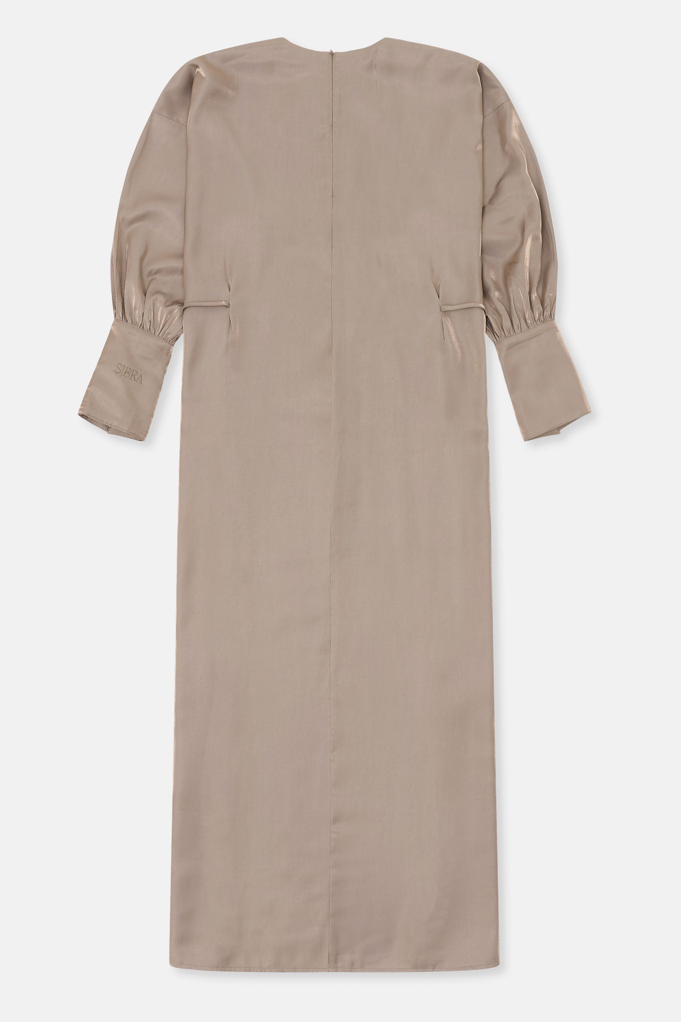 Lueur Dress - Champagne Twill satin