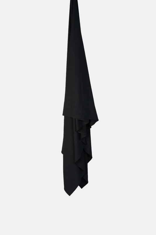 Breathable Jersey Scarf - Black