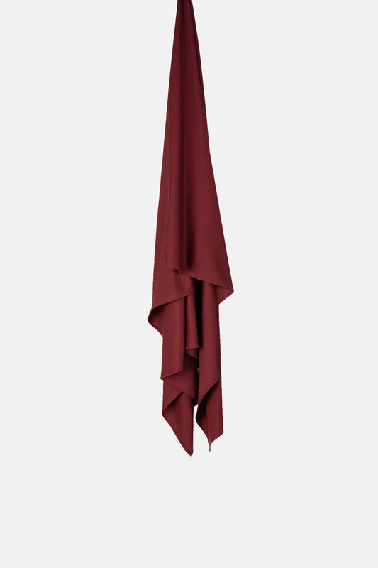 Breathable Jersey Scarf - Burgundy
