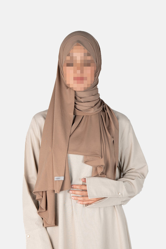 Premium Jersey Scarf - Cappuccino
