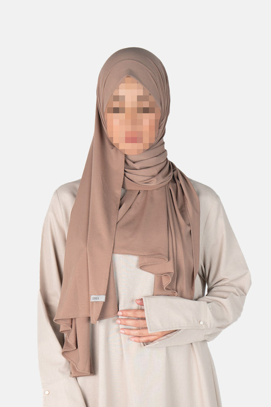 Premium Jersey Scarf - Honey Beige