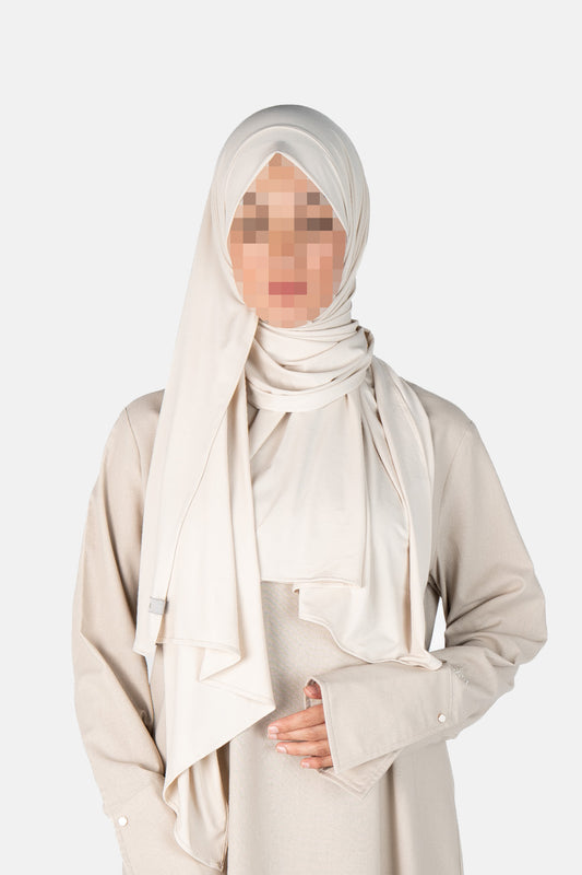 Premium Jersey Scarf - Ivory
