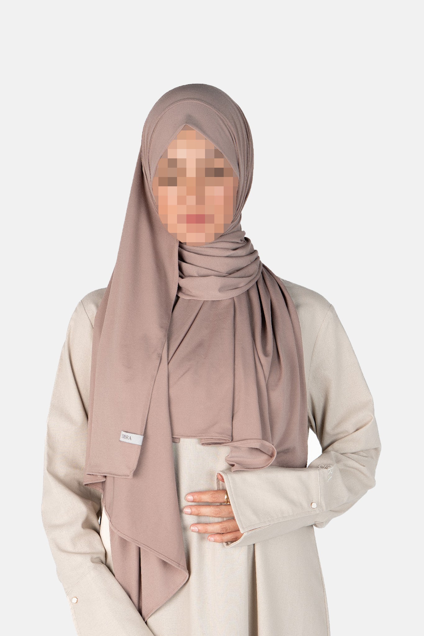 Premium Jersey Scarf - Pinky Brown
