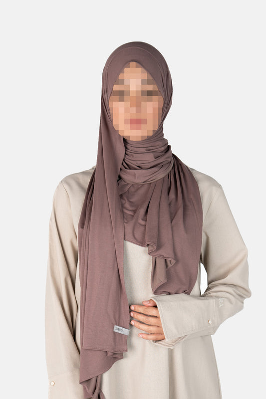 Breathable Jersey Scarf - Rosewood