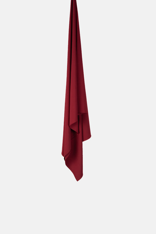 Premium Jersey Scarf - Ruby Red