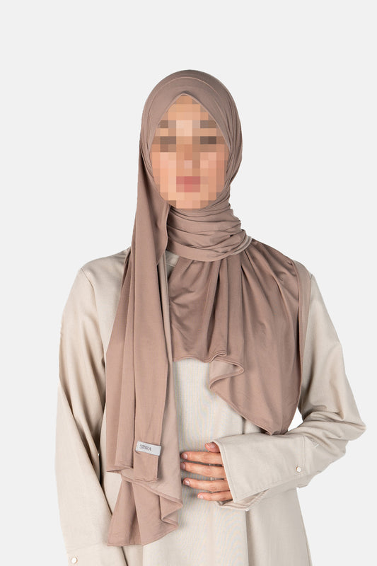 Breathable Jersey Scarf - Sandy Beige
