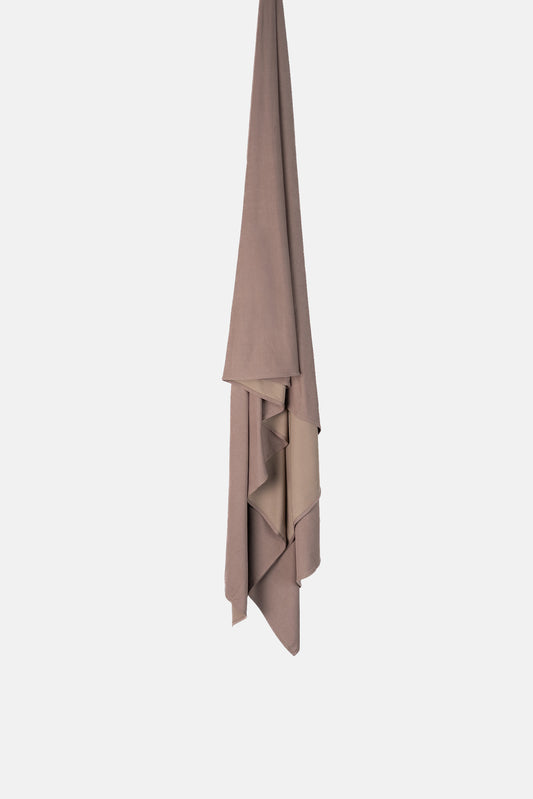 Breathable Jersey Scarf - Soft Espresso