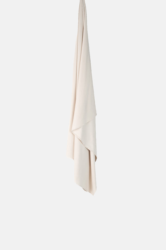 Breathable Jersey Scarf - Warm Ivory