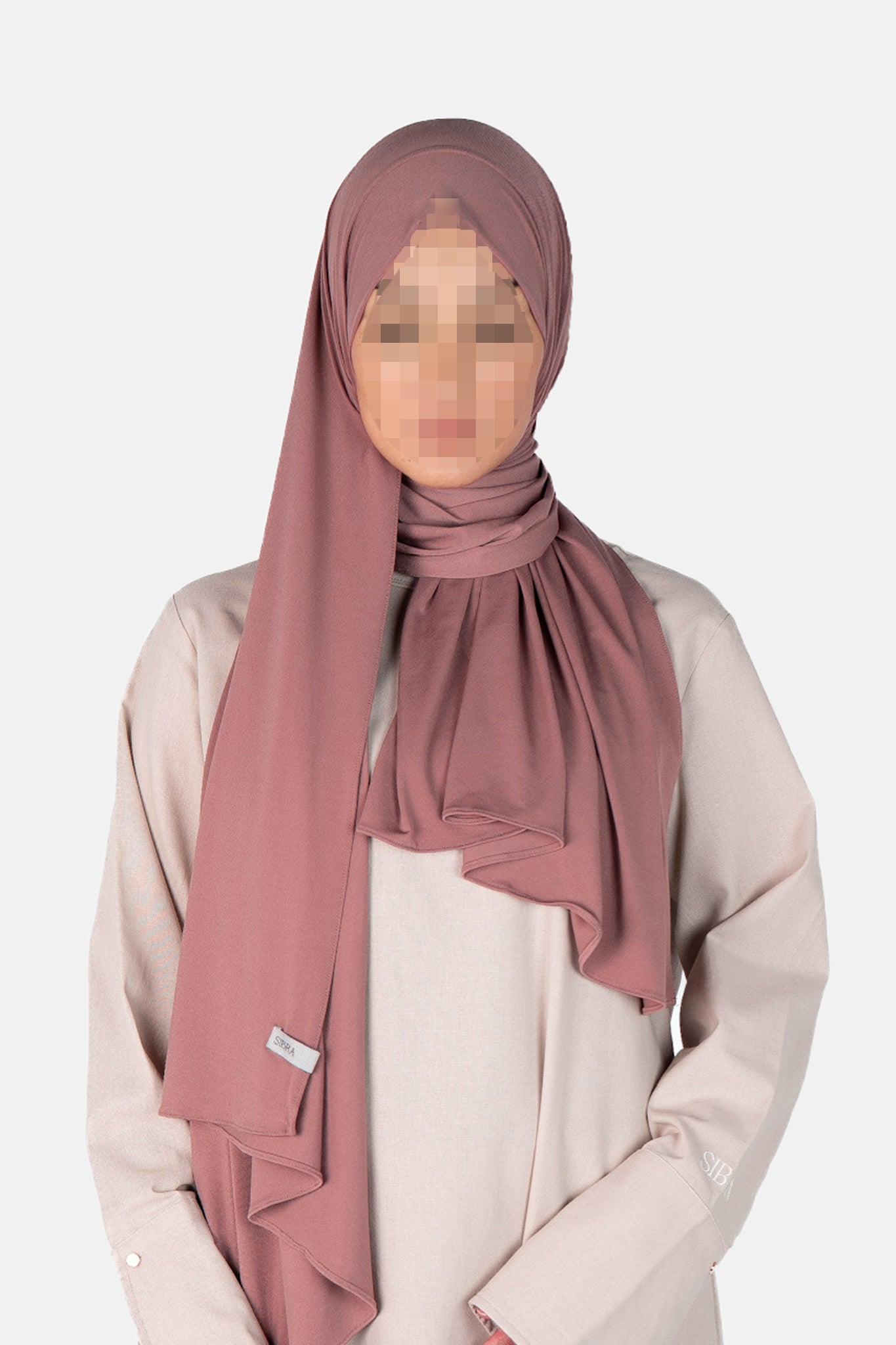 Premium Jersey Scarf - Dusty Rose