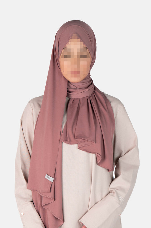 Premium Jersey Scarf - Dusty Rose
