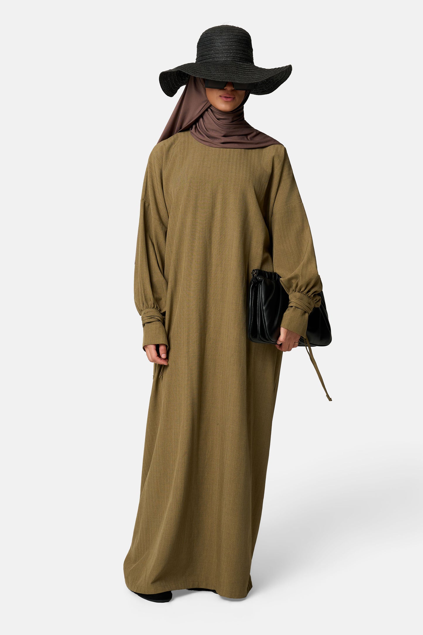 Lirentia Dress - Moss green