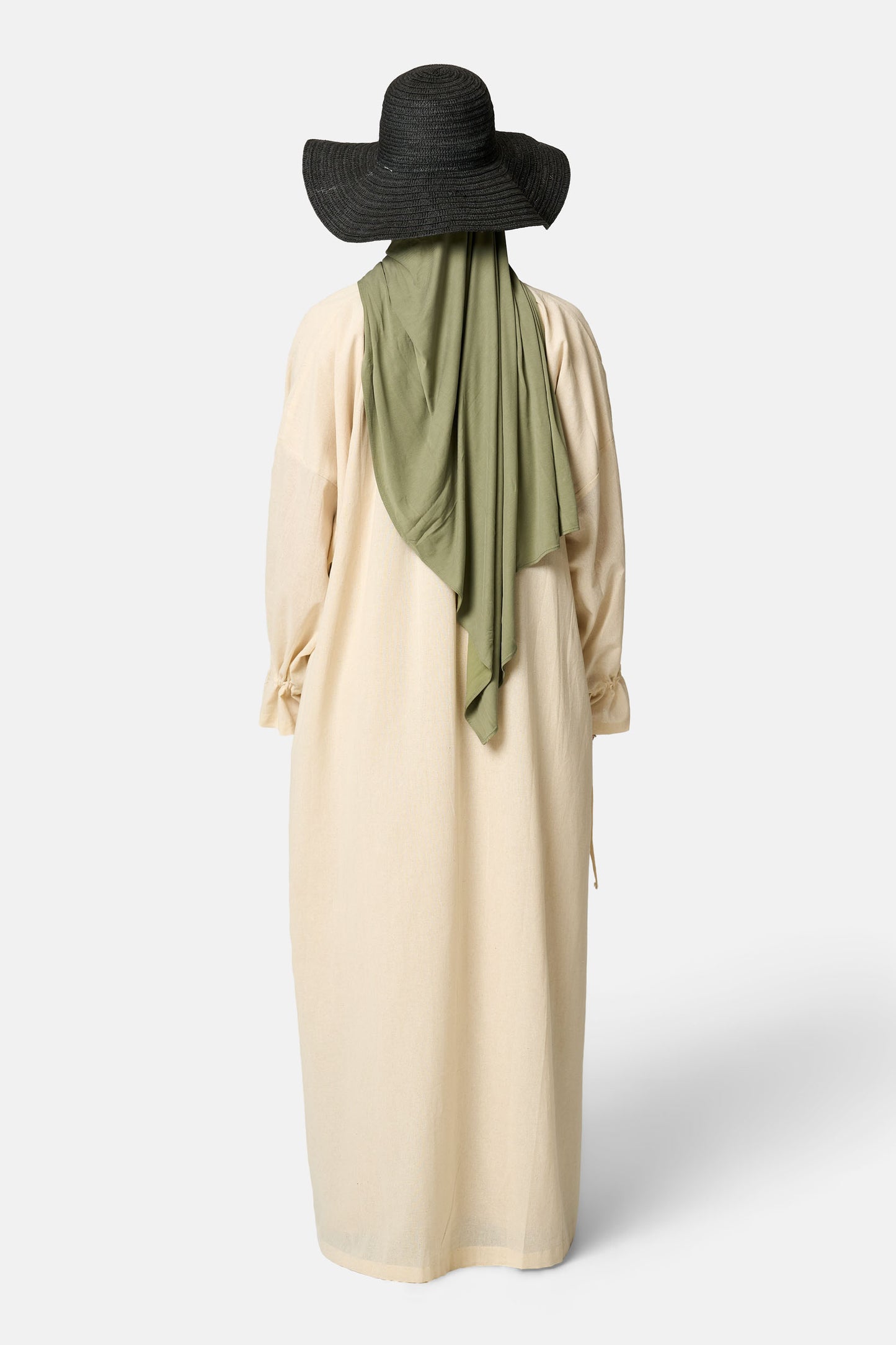 Woven Dress - Creamwood