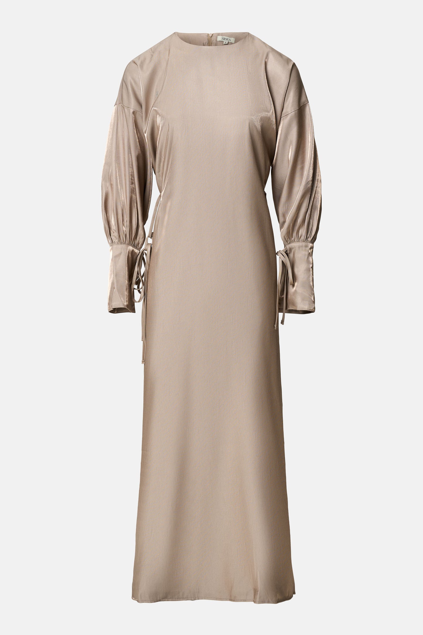 Lueur Dress - Champagne Twill satin